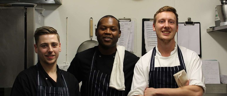 Christmas cook off - Three chefs that took part