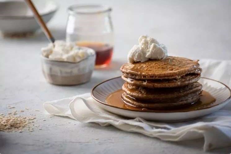 Protein cottage cheese pancakes