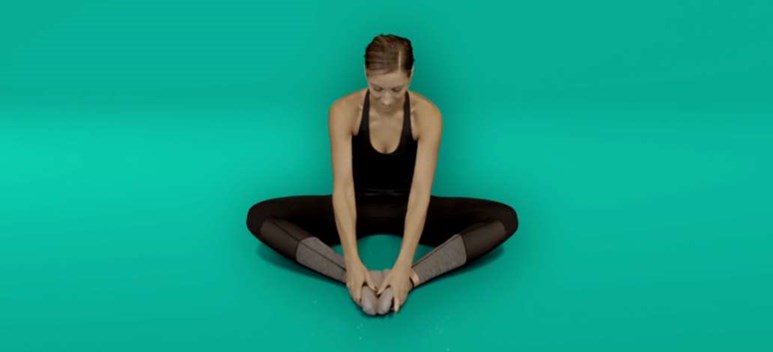 Hip pain exercises - inner thigh stretch