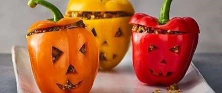 Halloween stuffed peppers