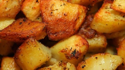 How to make healthy roast potatoes 