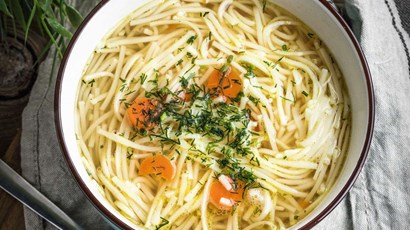 Vegan pho jar noodles
