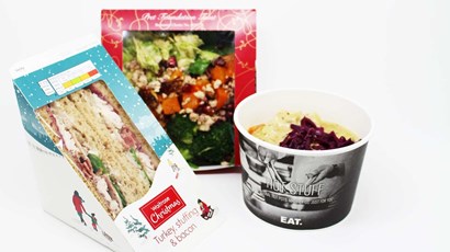What's the healthiest high street Christmas sandwich?
