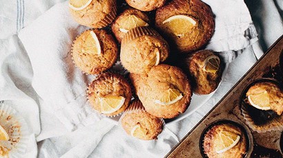 Apricot and cranberry muffins